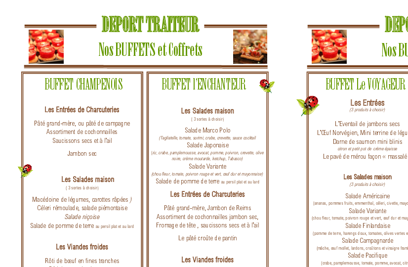 Preview Menu
