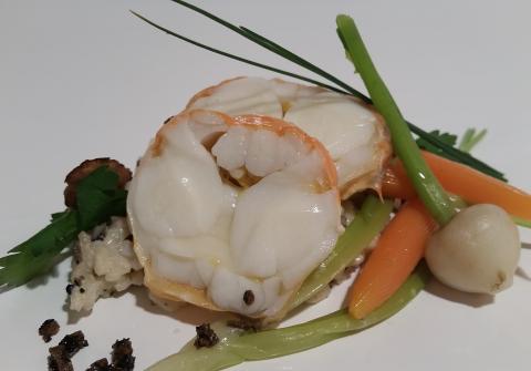 Miniature LANGOUSTE AUX PETITS LEGUMES