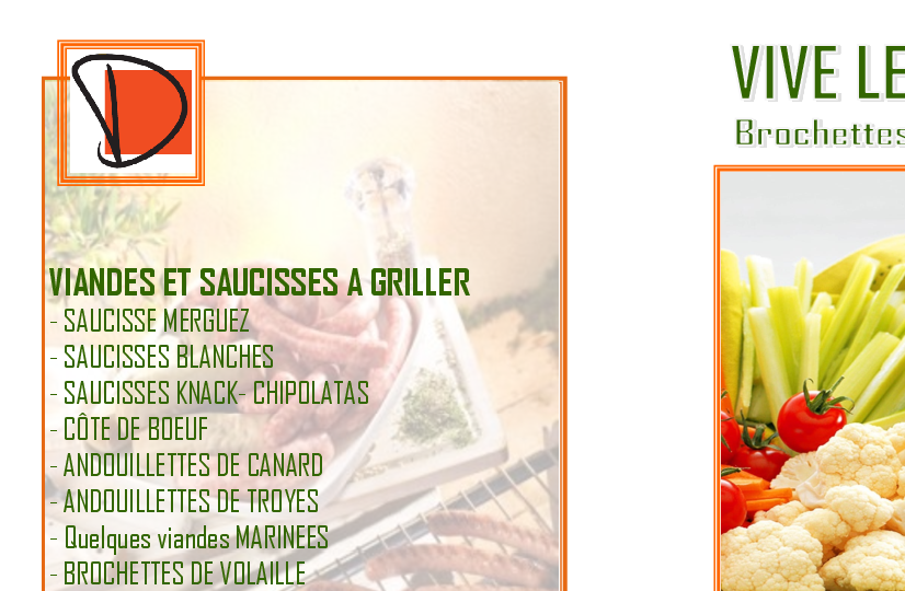 Preview Menu