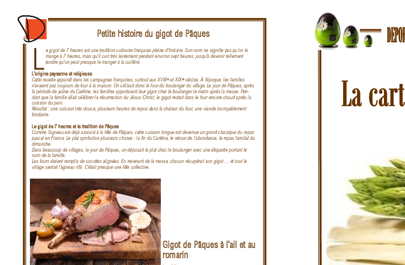 Preview Menu