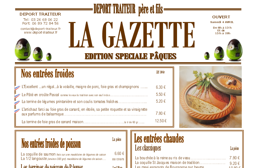 Preview Menu