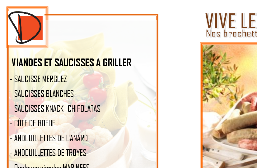 Preview Menu