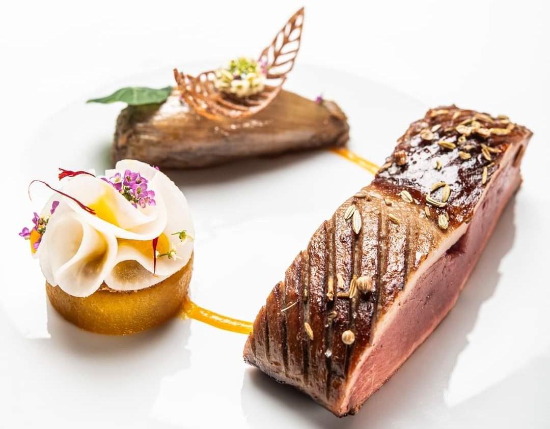 Slide le magret de canard