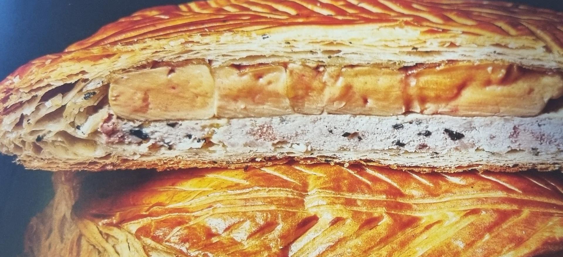 Slide La TOURTE de BOUDIN BLANC et FOIE GRAS de CANARD