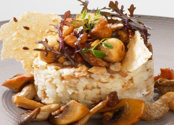 Slide Risotto crémeux au x saveurs forestières