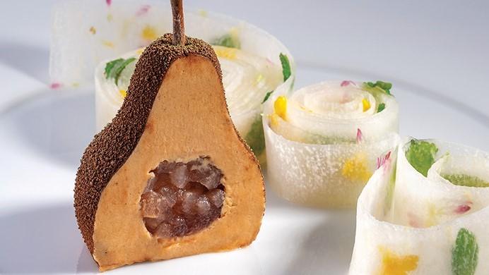 Slide LA POIRE de FOIE GRAS au CHUTNEY ACIDULE